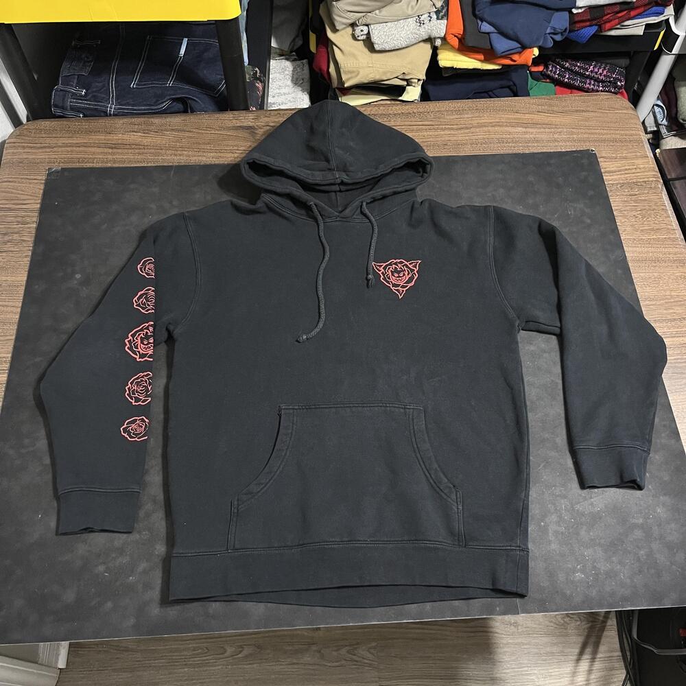 Spitfire Hoodie Sweatshirt Mens Vintage Birdhouse Y2K Rose Skateboard Pullover